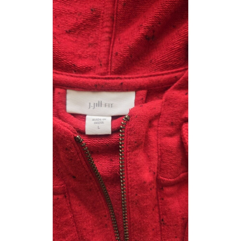 J.Jill Fit Women's Hooded Tunic Sweatshirt – Size Large - Picture 4 of 5